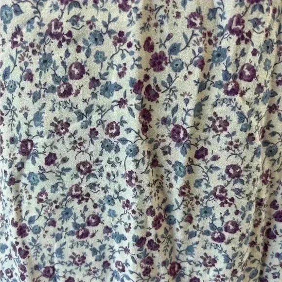 Reformation Crimini Purple Floral Front Slit Midi Slip Dress Size 12 - Picture 4 of 12